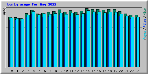Hourly usage for May 2022
